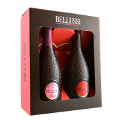 BELLUSSI Giftbox 2 fles - Cuvee Prestige & Prosecco Rose