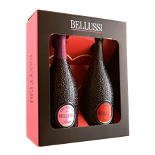 BELLUSSI Giftbox 2 fles - Cuvee Prestige & Prosecco Rose