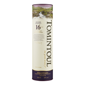TOMINTOUL 16YO Speyside Malt 0,35 ltr