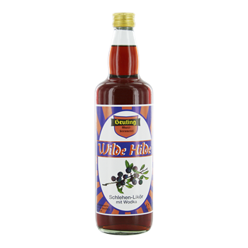 WILDE HILDE Sleedoorn-Likeur 18% 0,70 ltr./Geuting