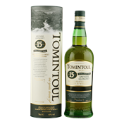 TOMINTOUL 15YO Peaty Tang Peated Single Malt Whisky 0,70 ltr