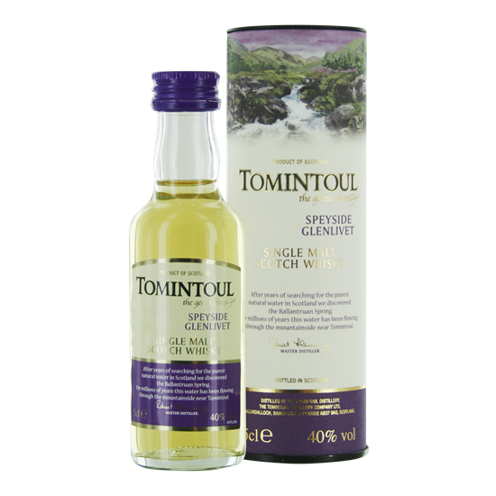 TOMINTOUL 10YO miniatuur