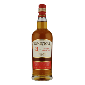 TOMINTOUL 21YO Speyside Glenlivet Single Malt Whisky 0,70ltr