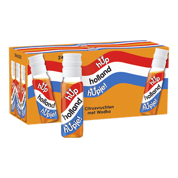 HUPHOLLANDHUPJE Oranje Likorette 0,02 ltr.Petflesje**