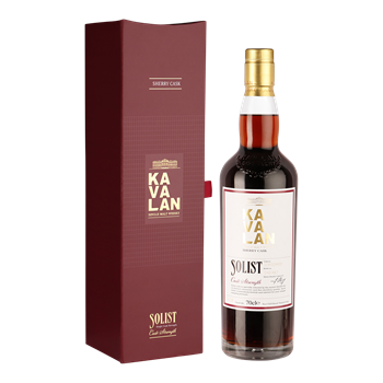 KAVALAN Single Malt Whisky Sherry Cask Solist 0,70 ltr.