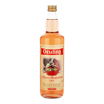 GEUTING Erdbeer Rhabarber(aarbei-rabarberlikeur)15%