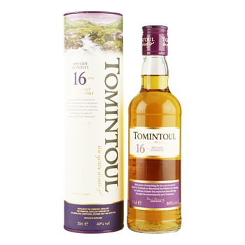 TOMINTOUL 16YO Speyside Malt 0,35 ltr