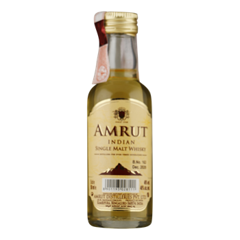 AMRUT Single Malt Whisky miniatuur