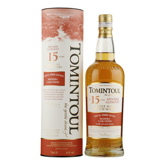 TOMINTOUL 15YO 2008 Madeira Cask Finish 0,70 ltr