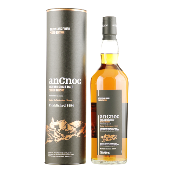 ANCNOC Sherry Cask Peated 43% 0,70 ltr
