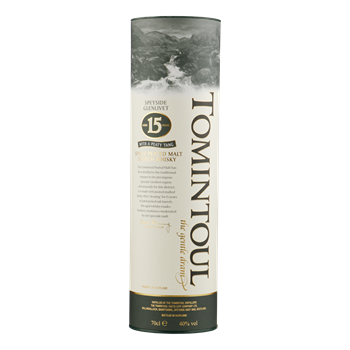 TOMINTOUL 15YO Peaty Tang Peated Single Malt Whisky 0,70 ltr