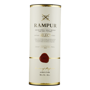 RAMPUR Select Indian Single Malt Whisky 0,70 ltr