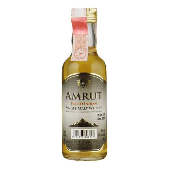 AMRUT Peated Single Malt miniatuur