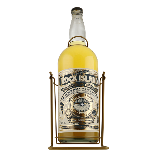 ROCK ISLAND Blended Malt Scotch Whisky 4,5 ltr + Cradle