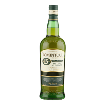 TOMINTOUL 15YO Peaty Tang Peated Single Malt Whisky 0,70 ltr
