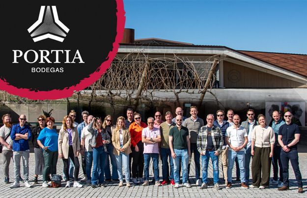 Nederlandse slijters op bezoek bij Bodegas Portia in Ribera del Duero