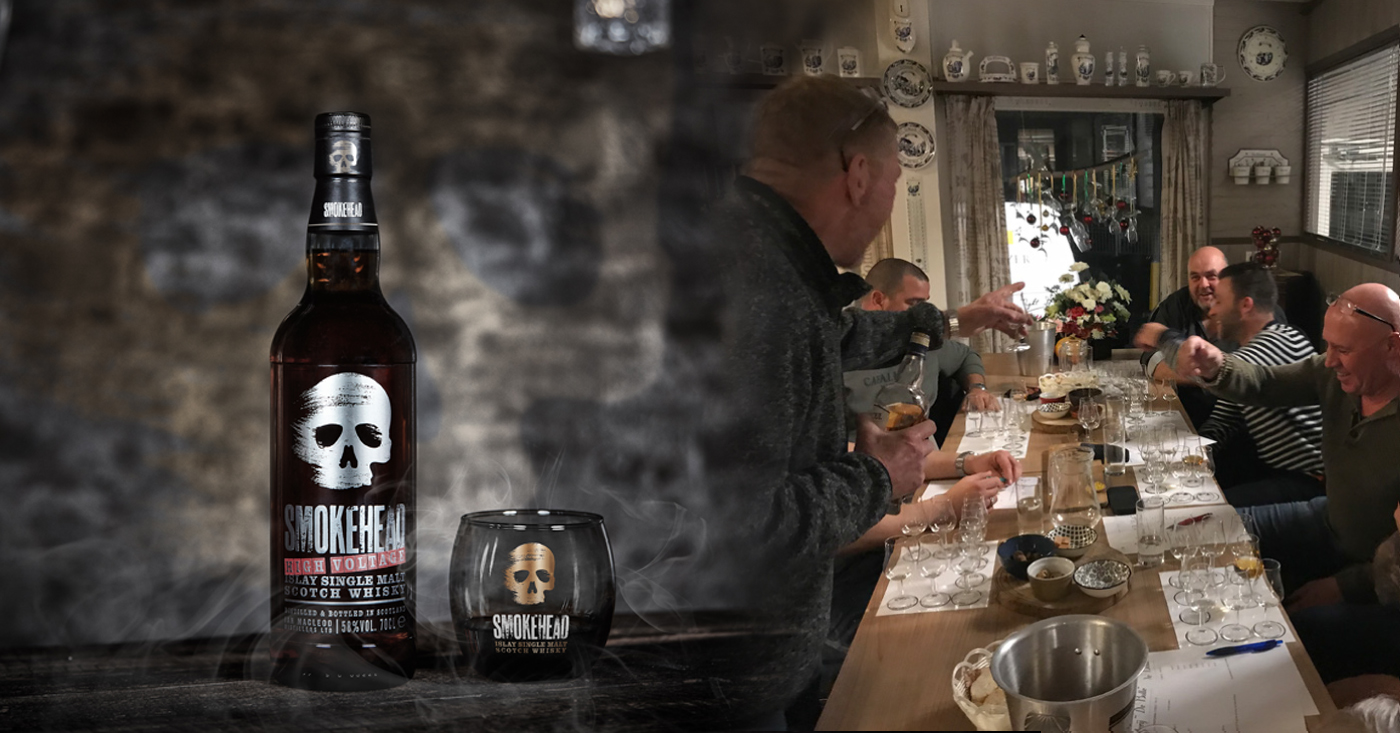 Whiskyliefhebbers Beesd warmen zich aan Smokehead High Voltage