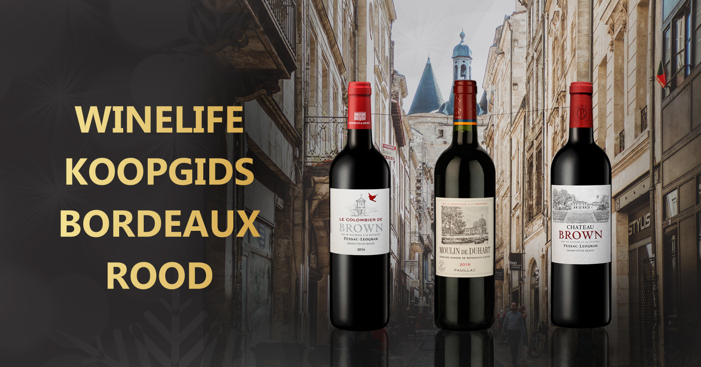 Drietal wijnen DMD opgenomen in Winelife koopgids Bordeaux rood