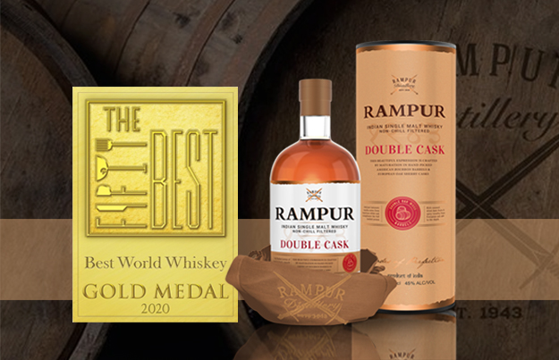 Double Cask van Rampur wint goud op Best World Whisky 2020