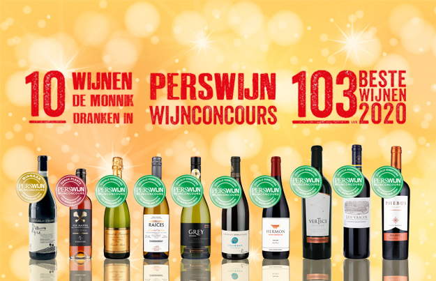 10 wijnen van De Monnik Dranken behoren tot 103 beste wijnen van 2020!