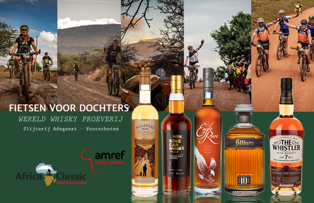 Wereld whisky proeverij bij Slijterij Adegeest voor goede doel in Malawi