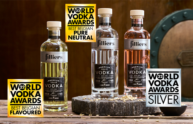 Filliers pakt goud en zilver bij World Vodka Awards 2022