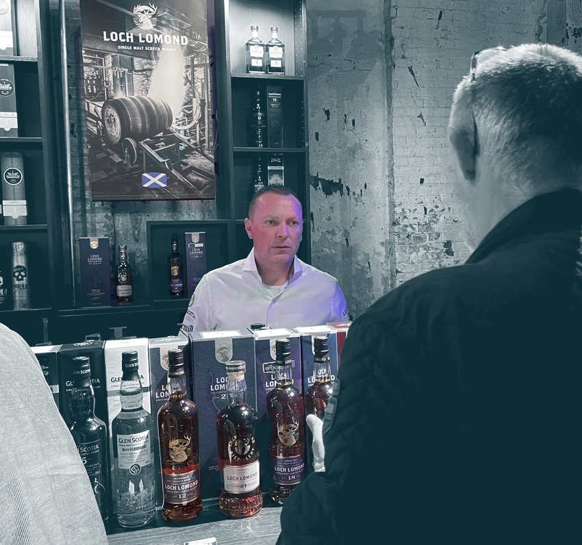 Loch Lomond Single Malt Whisky op WFNN 2022 in Groningen