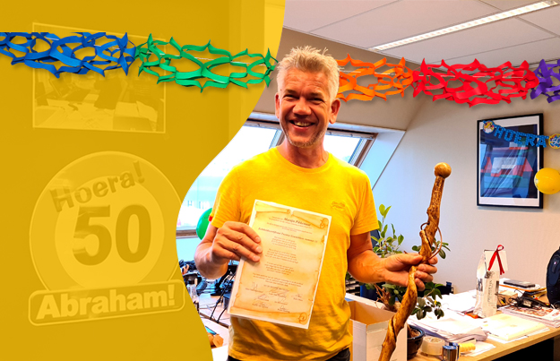 Martijn Pikkemaat ziet Abraham!