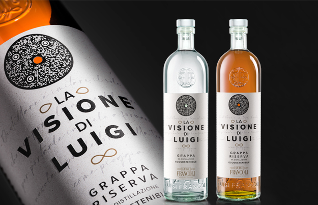 La Visione di Luigi, grappa met visie