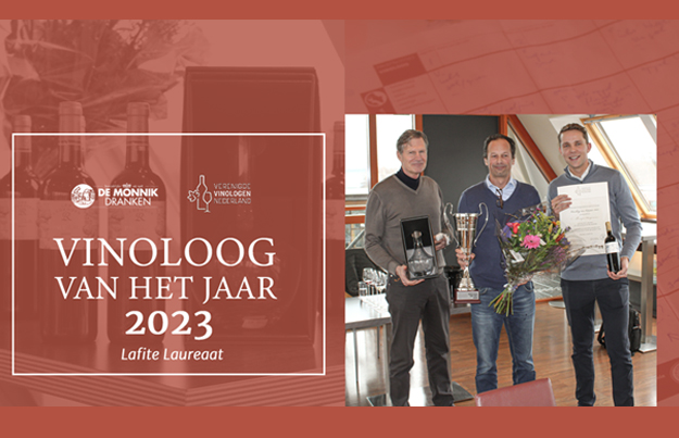 Jasper van den Heuvel wint Lafite Laureaat en is Vinoloog van het Jaar 2023