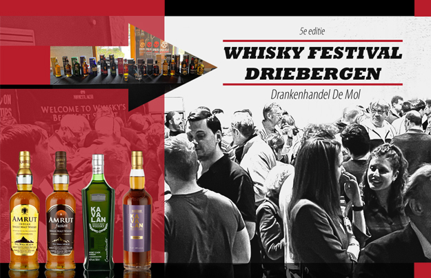 5e editie Whisky Festival Driebergen met nieuwe schare fans voor Amrut en Kavalan