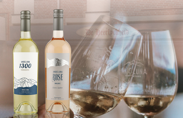 Andeluna 1300 Torrontes en Malbec Rosé favoriet op wijnproeverij Lichtenvoorde