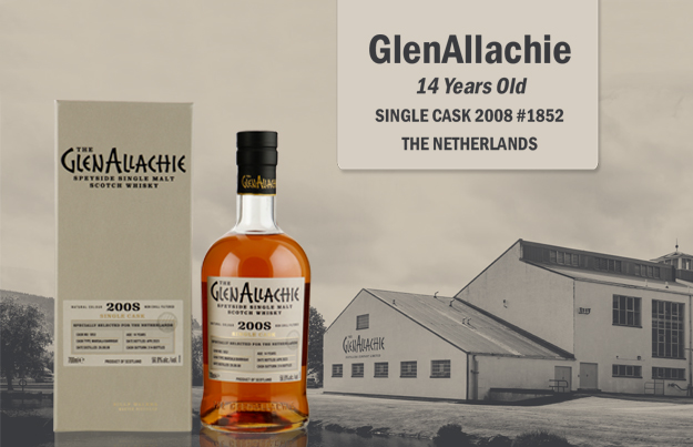 GlenAllachie 14 Years Old Single Cask 2008 #1852 The Netherlands