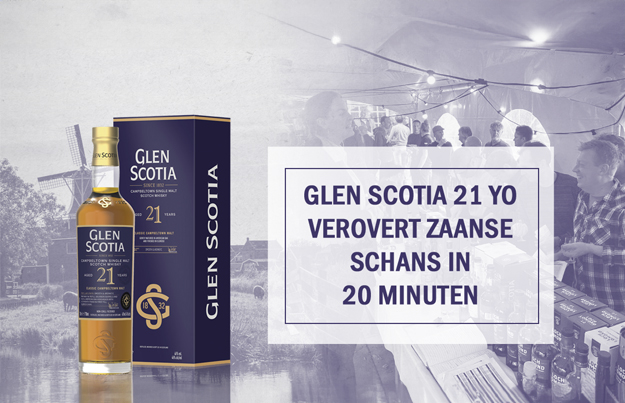 Glen Scotia 21 YO verovert Zaanse Schans in 20 minuten