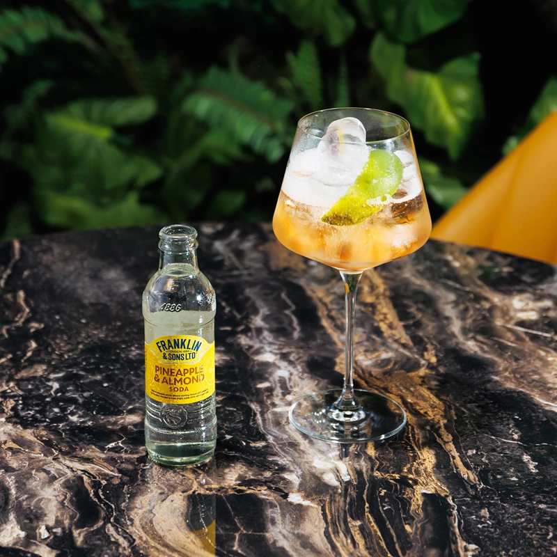 Raspberry & Pineapple Spritz