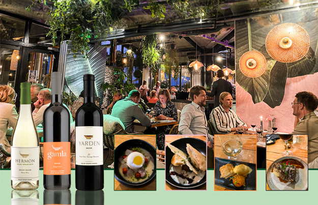 Golan Heights Winemakers Diner bij Restaurant Fika in Zeewolde