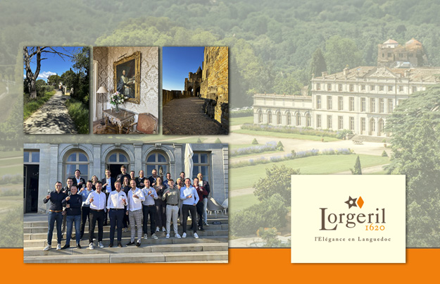 Château Lorgeril bezocht door grote delegatie De Monnik Dranken