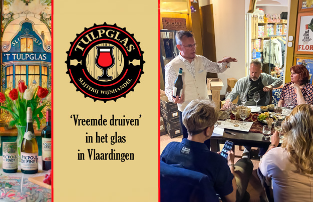 ‘Vreemde druiven’ in het glas in Vlaardingen