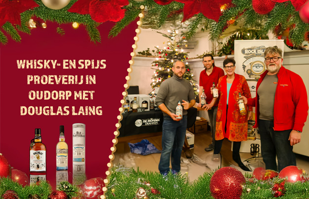 Bijzondere whisky- en spijsproeverij in Oudorp met Douglas Laing